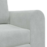 Sofa Bed Light Grey 148 x 71 x 83 cm Velvet 4106684