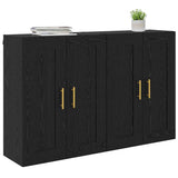 Wall-mounted Cabinet 2 pcs Black Oak 69.5 x 34 x 90 cm 3415595