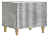Bedside Cabinet Concrete Grey 43 x 34.5 x 50 cm Engineered Wood 894571