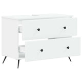Bathroom Sink Cabinet BREDA White 82 x 41x 59 cm 897455