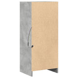 Sideboard with LED Concrete Grey 42.5x34x100 cm Engineered Wood 852155
