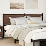 Replace Headboard Brown Oak 180 cm Engineered Wood and Steel 4007801