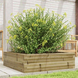 Garden Planter 80x80x23 cm Impregnated Wood Pine 847202