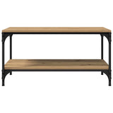 Coffee Table Artisan Oak 81 x 50 x 40 cm Engineered Wood 883495