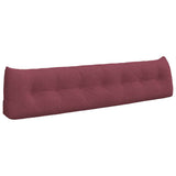 Back Pillow Wine Red 200 x 24 x 50 cm Fabric 42014589
