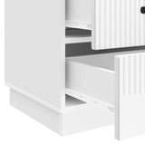Bedside Cabinet with Drawer High Gloss White 43 x 41 x 63.5 cm 895249