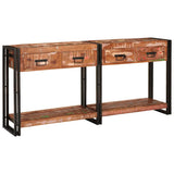 Console Tables with Drawer 2 pcs Multicolour 161 x 33 x 75 cm 3324225