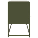TV Cabinet Olive Green 100.5x39x60.5 cm Steel 846546