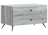 Bedside Cabinet Grey Sonoma 62 x 34.5 x 47.5 cm Engineered Wood 895471