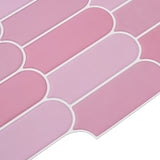 Feather Tile 50 pcs Pink 30 x 30 cm Polyurethane and PET 42046212