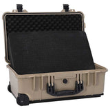 Hard Luggage Case Sand 56 x 35 x 23 cm Polypropylene and ABS 42008109