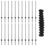 Fence and Post Grey 1 x 25 m Steel 3336276