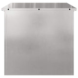 Outdoor Storage Box Silver 55 x 50.5 x 50 cm Steel 874578