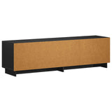 TV Stand 140 x 34.5 x 40 cm Black Engineered Wood 8011577