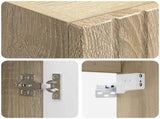 Wall-mounted Bathroom Cabinet Sonoma Oak 33 x 34.5 x 160 cm 890644