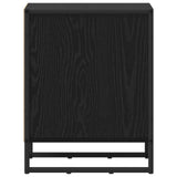 Bedside Table 2 pcs Black Oak 39.5 x 30 x 50 cm Engineered Wood 886631
