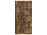 Cabinet Set 2 pcs Smoked Oak Engineered Wood 3416786
