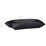 Sink Black 50x35x10 cm Marble 149166