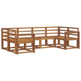 Outdoor Sofa Set 6 pcs Natural Solid Acacia Wood 3366887