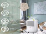 10L/Day 2200ML Portable Quiet with WiFi Smart App Control, Electric Moisture Air T3398P378786