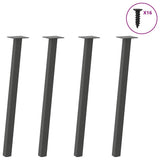 Console Table Legs 4 pcs Anthracite 72 cm Steel 4012494
