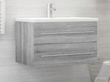 Sink Cabinet Grey Sonoma 60x38.5x48 cm Engineered Wood 815643
