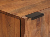 Sideboard Acacia Brown Finish 40 x 33 x 75 cm Solid Mango Wood 4017924