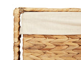 Laundry Basket 44x34x64 cm Water Hyacinth 355186