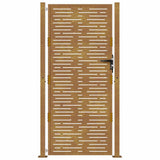 Garden Gate 100x175 cm Corten Steel Square Design 153200