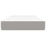 Pocket Spring Bed Mattress Medium Light Grey 100x190x20 cm Twin 347854