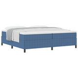 Box Spring Bed Blue 200 x 200 cm Velvet 42006990
