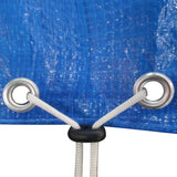 Pool Covers 2 pcs PE Rectangular 90 g/sqm 540x270 cm 3082805