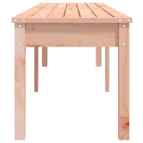 Garden Bench Natural Wood Solid Douglas Wood 2-seater Durable 824023