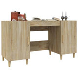 Desk Sonoma Oak 140x50x75 cm Engineered Wood 812765