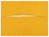 Cushion Cover 6 pcs HOUTEN Light Yellow 80 x 80 cm Faux Linen 921568
