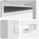 Wall-Mounted Side Table Wall-mounted White 87.5 x 34.5 x 17 cm 899345