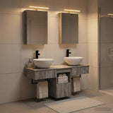 Bathroom Cabinet Set 5 pcs Grey Sonoma Engineered Wood 3406276
