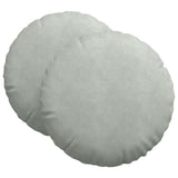 Seat Cushions 2 pcs Light Grey 80 x 29 cm Velvet 42014248