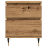 ZNTS Bedside Cabinets 2 pcs Artisan Oak 40x35x50 cm Engineered Wood 857399