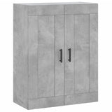 Highboard Concrete Grey 69.5x34x180 cm Engineered Wood 3199565
