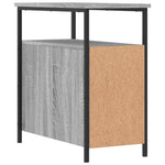 ZNTS Bedside Cabinet Grey Sonoma 30x60x60 cm Engineered Wood 826069