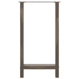 Bar Table Legs Natural Steel 2 pcs 40x cm Steel 4013327