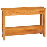 Console Table Natural 115 x 32 x 76 cm Solid Mahogany Wood 42009939