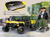 Kids Ride on Car, 12V Electric Kids UTV with Electric Dump Bed, 4-Wheel Suspension for 3-8 Years, T3398P555142