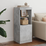 Sideboard with LED Lights Concrete Grey 41x37x100 cm 836689