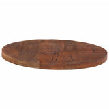 Table Top 60x3.8 cm Round Solid Wood Reclaimed 370039
