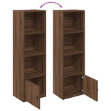 Bookcase Brown Oak 31x24x102 cm Engineered Wood 860343