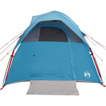 ZNTS Camping Tent 5-Person Blue Waterproof 4009588