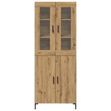 Highboard 2 pcs Artisan oak 69.5 x 34 x 180 cm Engineered Wood 3334350