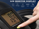 Portable Pedal Exerciser, Mini Exercise Bike with 8 Levels Magnetic Resistance and LCD Display, T3398P349158